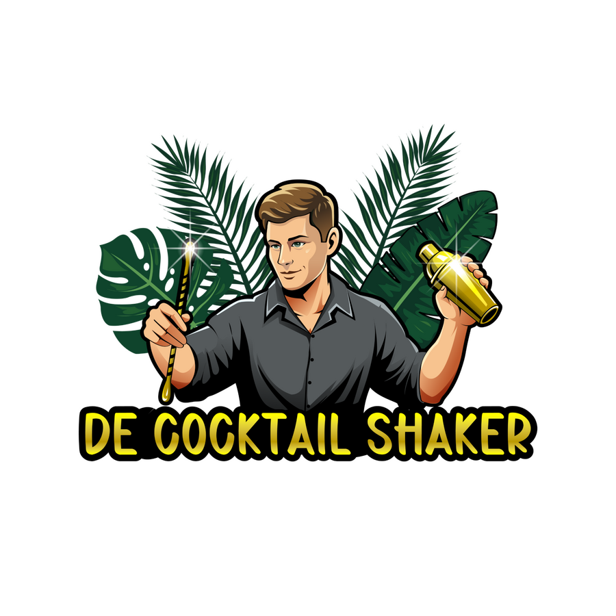 Welkom bij De Cocktail Shaker Het officiële logo van De Cocktail Shaker - Jouw persoonlijke bartender voor cocktail catering en workshops in Zuid-Holland.