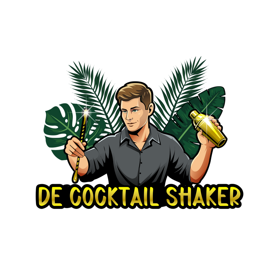 Het officiële logo van De Cocktail Shaker - Jouw persoonlijke bartender voor cocktail catering en workshops in Zuid-Holland.