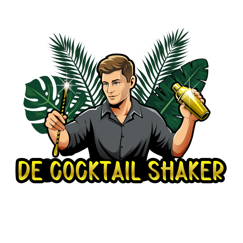 Welkom bij De Cocktail Shaker Het officiële logo van De Cocktail Shaker - Jouw persoonlijke bartender voor cocktail catering en workshops in Zuid-Holland.